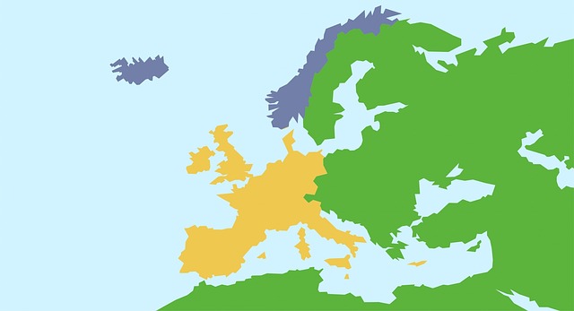 Free map europe european illustration