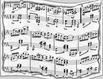 music, paper, background