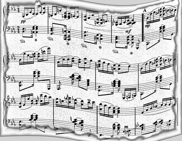 Musik, Papier, Hintergrund, Design