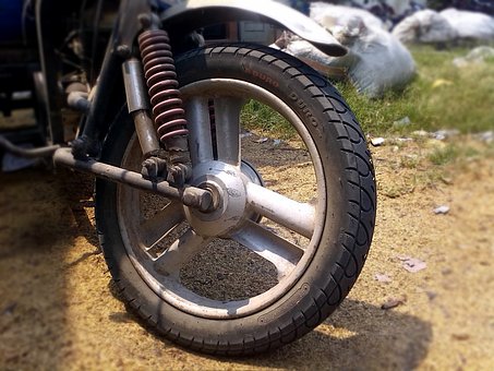 Metal, Motocicleta, Rueda, Metálico