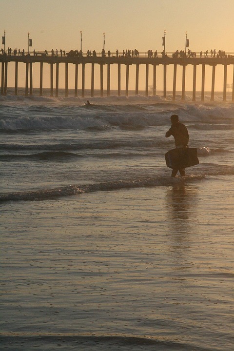 Body Boarding Pier - Free photo on Pixabay - Pixabay