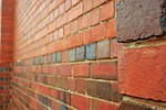 bricks, red, rows