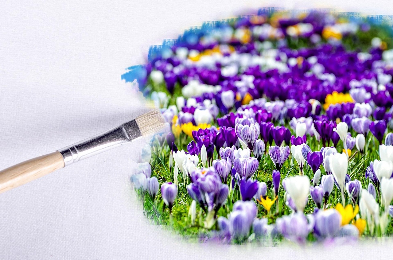 Paintbrush - free online jigsaw puzzle photo