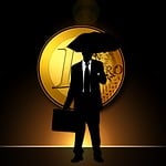 euro, coins, man