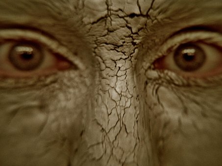 Golem, Ler, Fx Makeup, Brun, Mudder