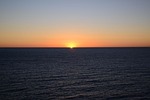 sunrise, cloudless, ocean