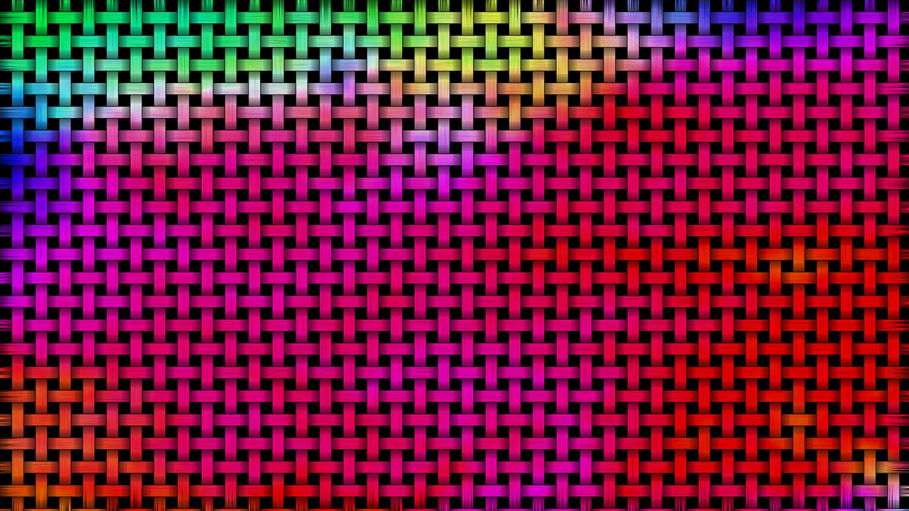 Free abstract multicoloured basket illustration