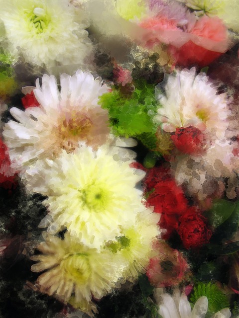 Free Flowers Painting illustration and picture