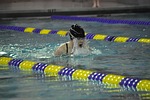 female, swimmer, water