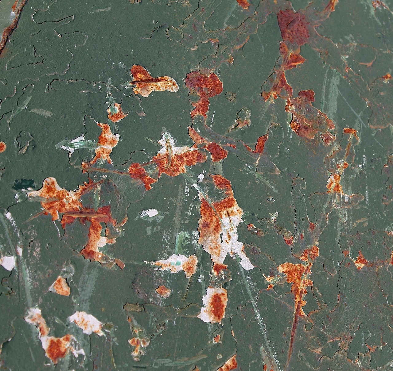 rust, weathered, metal, texture, structure, peel off