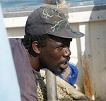 fisherman, african, boatman