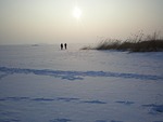 winter trip, winter, ice on the eighth water