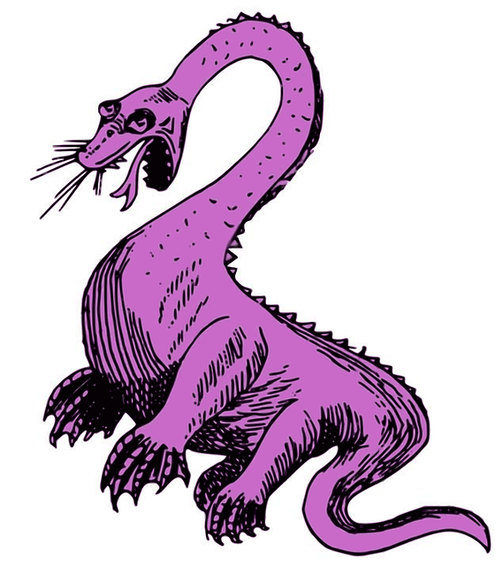 Free Dragon Violet vector and picture