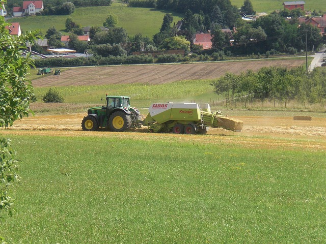 Traktor, Lis, Sláma, Zemědělství