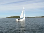 sailboat, the sail, sailing
