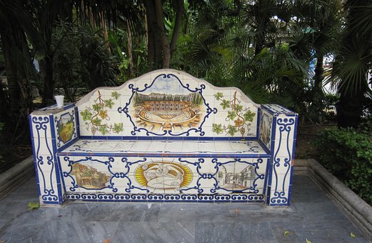 Spanien, Marbella, Bank, Parkere