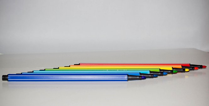 Free Markers Colors photo and picture
