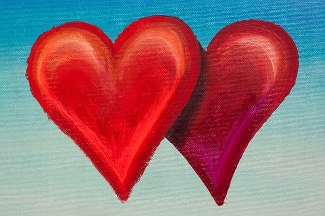 Free heart love happiness illustration