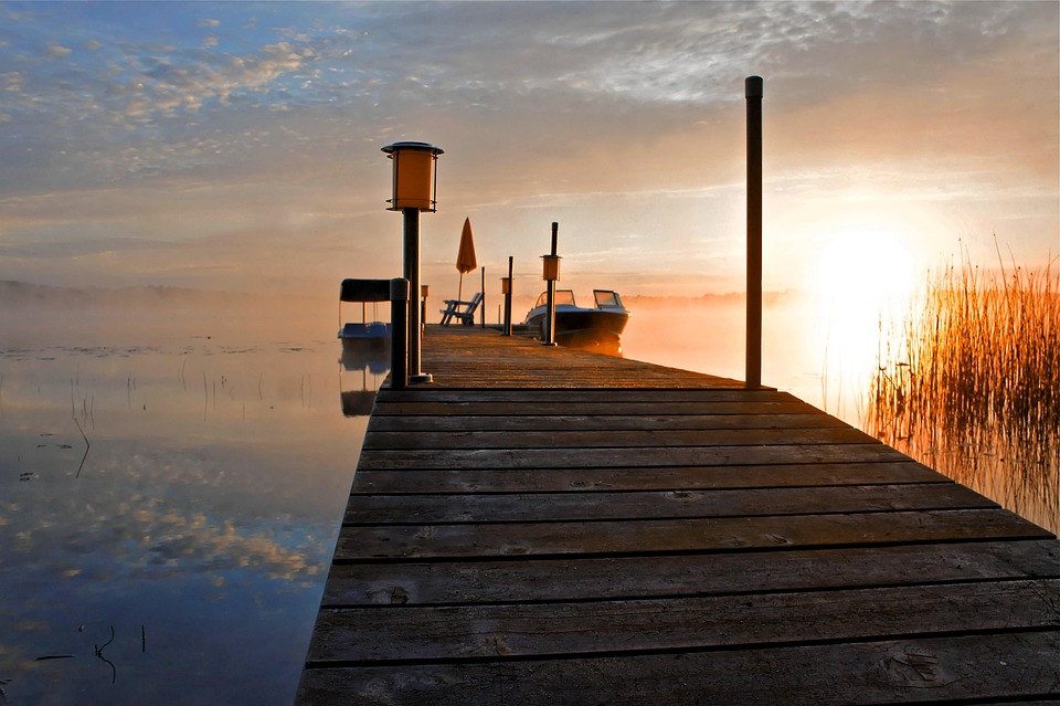 Pier Nebel Teich Kostenloses Foto auf Pixabay