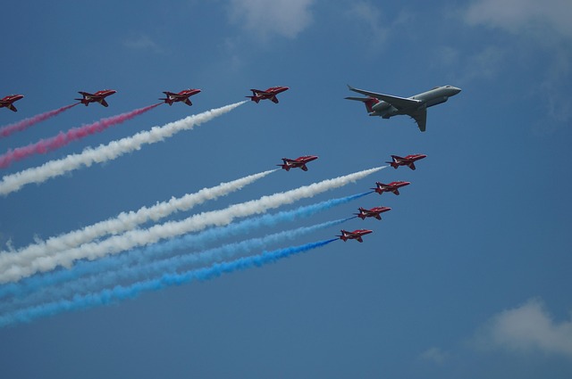 Die Roten Pfeile, Royal Air Force