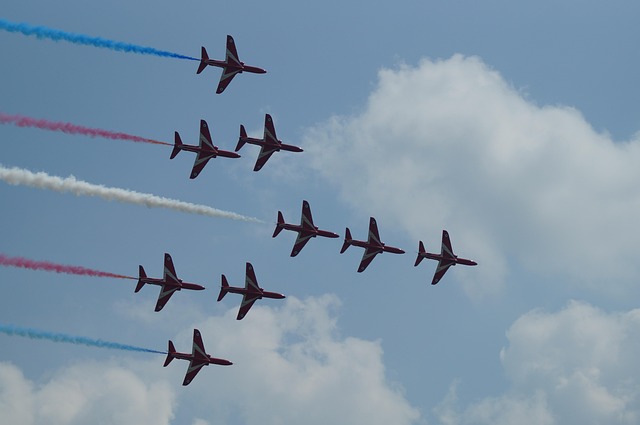 Die Roten Pfeile, Royal Air Force