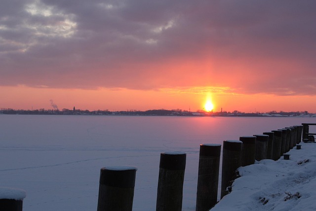 Free Greifswalder Bodden Sunset photo and picture