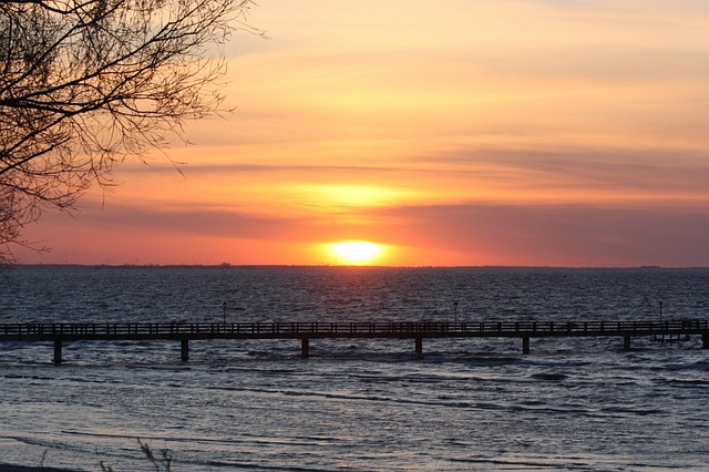 Free Sunset Beach photo and picture