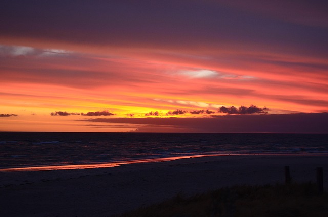 Free Sunset Sea photo and picture