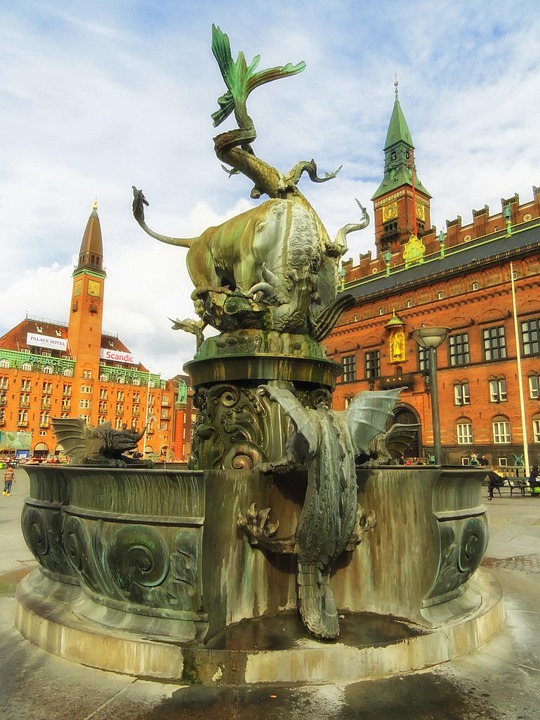 Copenhagen Denmark Fountain Dragon · Free photo on Pixabay