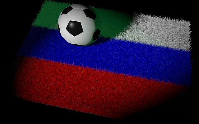 Free soccer world championship russia illustration