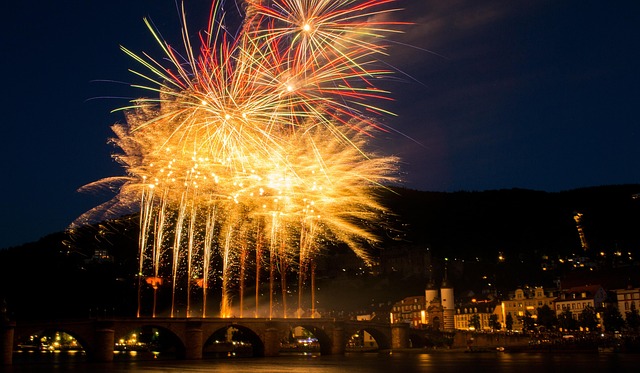 Free Fireworks Heidelberg photo and picture