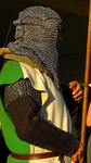knight, battle, armor