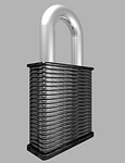 lock, hasp, steel