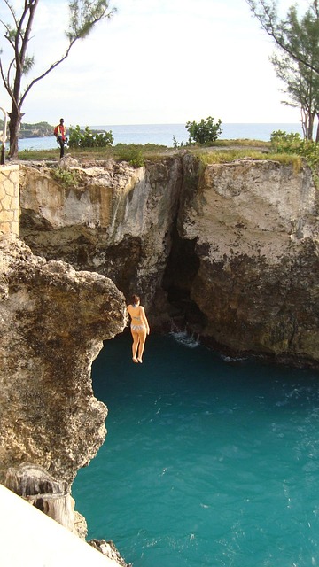 Free Jamaica Cliff photo and picture