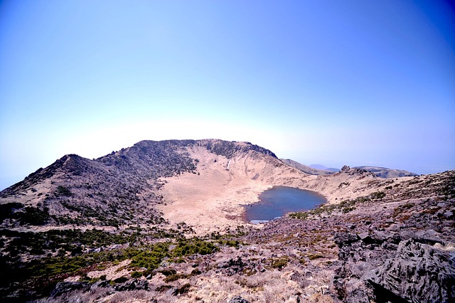 Ilha Jeju, Mt Hanlla, Baengnokdam, Céu