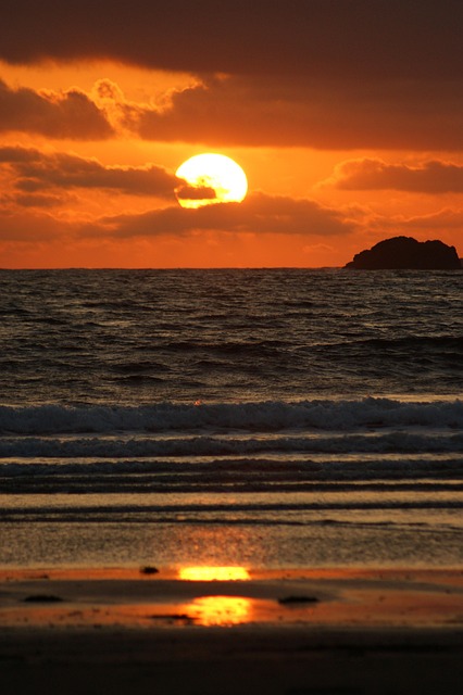 Free Sunset Ocean photo and picture