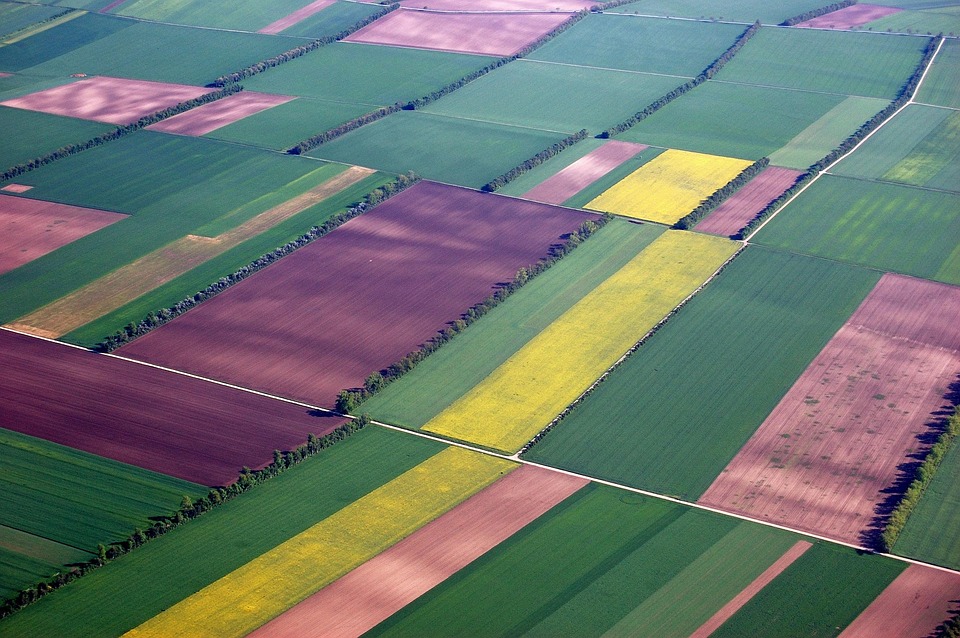 Luftbild Felder Farben Kostenloses Foto Auf Pixabay