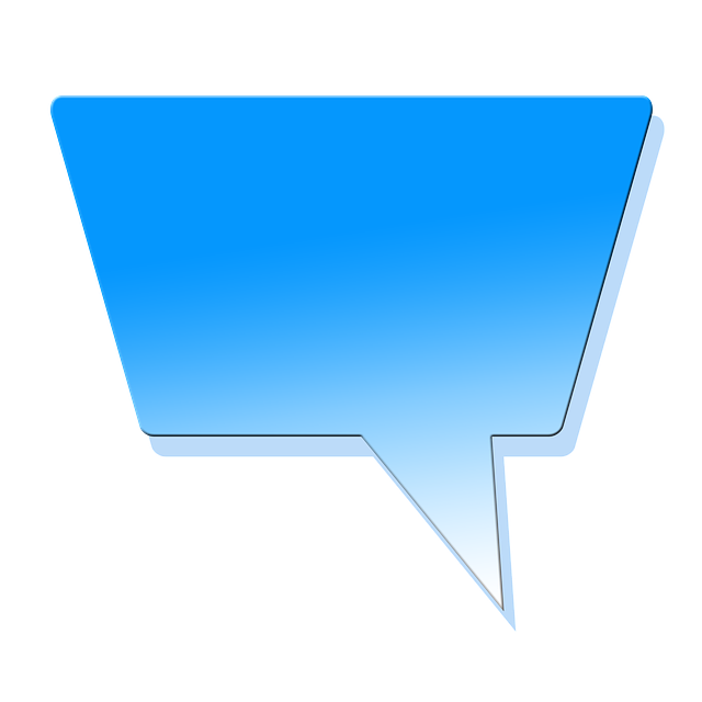 Free bubble discussion balloon illustration