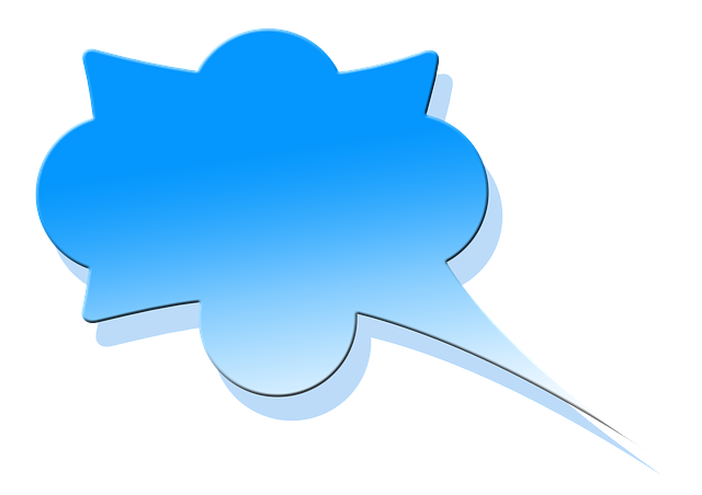Blase, Diskussion, Sprechblase