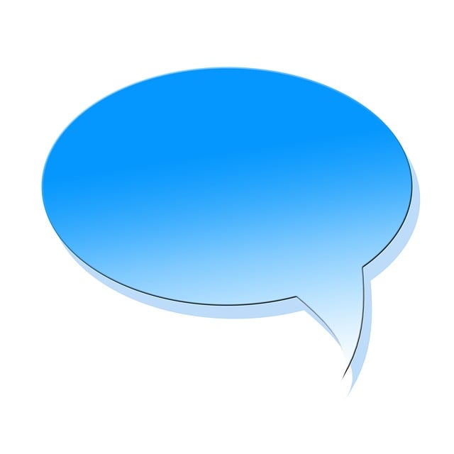 Free bubble discussion balloon illustration