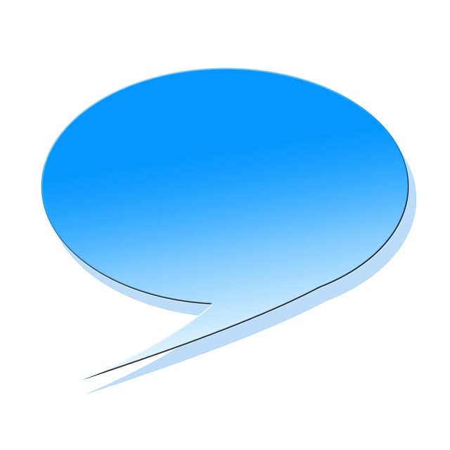 Free bubble discussion balloon illustration