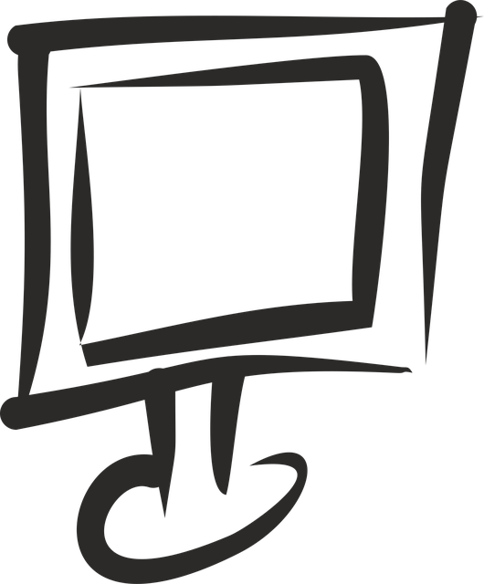 Free screen monitor computer vector