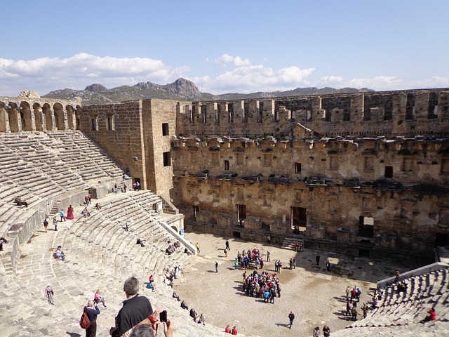 Aspendos, Amfiteater, Kalkun