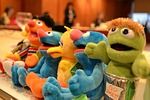 dolls, plush toys, muppets