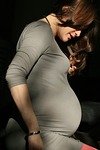 pregnant, woman, baby