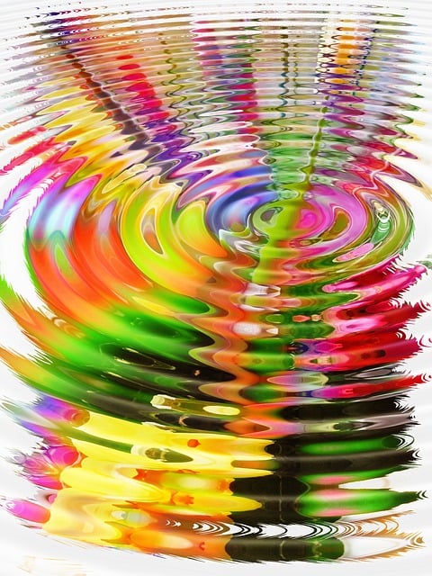 Free wave concentric nature illustration