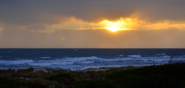 Free Coast Sunset photo and picture