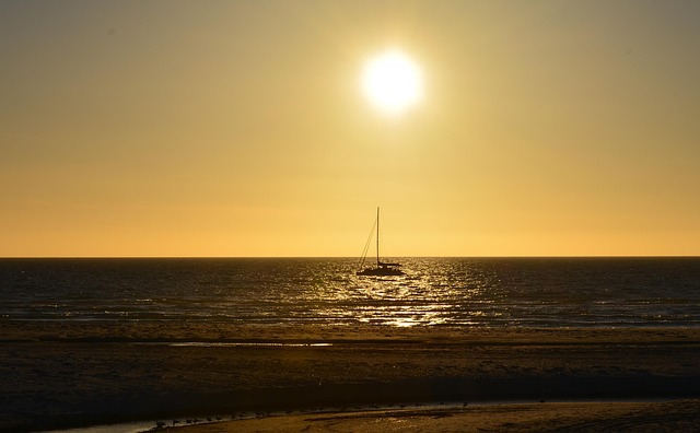 Free Sunset Sea photo and picture