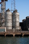 dockside silos, industry, port