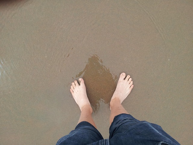 Free Feet Sea photo and picture